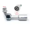 Conector de Manguera de Aire Acondicionado Automotriz 3 4 5 134 Ordinario O Conector de Manguera de Puerto con Conector de Funda de Aluminio Curva Recta