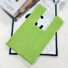 Bolsas de Regalo Personalizadas para Baby Showers, Bolsas de Regalo Tejidas de Colores Dulces, Bolsas de Muñeca, Bolsas de Regalo de Punto Hueco