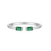 Anel de abertura ajustável S925 prata pedra verde europeu e americano temperamento moda simples retro geométrico japonês e coreano anel feminino