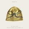 Gorro de punto con lazo estilo coreano, gorro de lana nuevo para otoño e invierno, combina con todo, informal, cálido, de doble capa, para compras de mujer