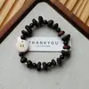 Pulsera de Grano de Café de Cerámica Jingdezhen, Refrescante y que no se decolora, Joyería de Alta Gama para Mujer, Accesorio Versátil de Nuevo Estilo Chino, Mayoreo