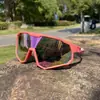Óculos de Sol Infantis Europeus e Americanos para Equitação ao Ar Livre Óculos de Sol à Prova de Vento Lente Colorida Óculos Coloridos Esportivos de Bicicleta Transfronteiriços