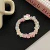 Kt Cat Corda Colorida Pontilhada Doce Alta Elasticidade Rabo de Cavalo Acessórios de Cabelo Infantil Versátil Pequena Fresca Coração de Menina Elástico