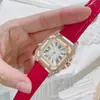 Relógio luminoso para transmissão ao vivo de influenciador do TikTok, relógio feminino de pulseira de couro casual e fashion, atacado de fabricante de relógios para mulheres
