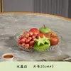Fruteira de Luxo para Sala de Estar, Bandeja de Frutas Sofisticada, Prato de Petiscos Estilo Americano, Fruteira de Fundo Plano, Grande Capacidade, Prato Grande, Direto da Fábrica