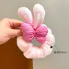 Diadema de Peluche Versátil con Orejas de Conejo para Otoño e Invierno para Niñas, Lazo para el Cabello Lindo, Goma para el Cabello, Accesorios para el Cabello de Bebé, Lazo para el Cabello