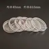 Portamonedas con Diámetro Interior de 40 mm para Monedas Conmemorativas Sun Xiaotou de Un Yuan, Caja Redonda Pequeña para Monedas de Plata Yuan Datou, Caja de Protección para Monedas