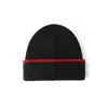 Gorro cálido unisex de cachemir con rayas, tejido trenzado, bloques de color y puño, gorro de invierno de moda con orejeras