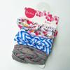 Diadema para Bebé Transfronteriza Juego de Tres Piezas Lazo Estampado Diadema para Bebé Lindo Elástico Set de Adornos para la Cabeza para Niñas