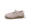 Versátiles y dulces zapatillas de princesa 2026, zapatos casuales de cuero de otoño para niños y niñas, zapatillas transpirables con cordones para niñas, estilo nuevo