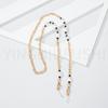 Amazon Novo Barroco Especial Em Forma De Pérola Óculos Cadeia Máscara Cadeia De Romance Feminino Anti-Lost Metal Máscara Cordão