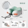 Almohada en Forma de U Espuma Viscoelástica Almohada Cervical de Viaje Almohada para Dormir Almohada para el Cuello Portátil Ligera para Niños Exterior
