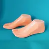 Calcetines Modelo de Pie Plástico Modelo de Zapato Talón Corto de Pie Accesorios Modelo Engrosado Gancho para Pie Calcetines para Mujer Adultos Niños