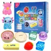 Novo produto transfronteiriço: Conjunto de 8 peças de brinquedos de apertar, série de caixas macias misteriosas, caixa surpresa de brinquedo para alívio do estresse