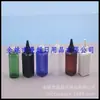 Frasco de Óleo com Tampa Pontiaguda Preta 100ml Frasco Quadrado com Bico Pontiagudo Frasco para Isca de Pesca Frasco para Cola Âmbar Frasco para Líquido Medicinal Frasco para Óleo Essencial