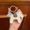 Colgante Magnético Original de Cuero Sencillo de Pony Llavero Lindo para Bolso Accesorio Pequeño Regalo Venta al por Mayor