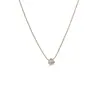 Nueva Moda Cadena de Oro de Lujo Ligero Collar de Circonita de Seis Garras para Mujer, Elegante y Versátil, Cadena Clavicular Exquisita y Simple