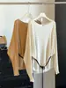Nuevo suéter de punto trenzado con textura de otoño, hombros descubiertos y mangas murciélago para mujer, estilo holgado y casual con mangas largas caladas