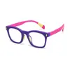 2026 Nuevo Modelo Gafas Profesionales para Niños Anti-Luz Azul Monturas de Silicona Ultraligeras para Niños Monturas Infantiles de Moda Krf618