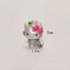 Mini Boneca Gatinho Raposa Pequena Anjinho Gel Creme Patch Capa de Celular Decoração de Bolo