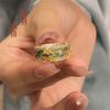 Anillo Fushi para pie plata 999.9 arena método antiguo antiguo dibujo blanco oro esmalte hueco pluma de fénix apertura anillo sólido plata esterlina venta al por mayor