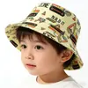 Sombreros para Niños para Primavera y Verano, Sombreros de Cubeta de Excavadora para Niños y Niñas, Sombreros de Sol con Visera Protectora Solar para Estudiantes, Sombreros de Ala Ancha para Bebés para Exteriores