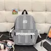Mochila Estudiantil con Textura de Cuadros Burbuja Estilo Coreano, Dulce y Linda para Salidas de Mejores Amigas