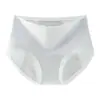 Pantalitas menstruales de algodón puro para mujer, antibacterianas 10A, entrepierna extendida y ensanchada, anti-fugas laterales, bragas triangulares especiales para el período menstrual, cintura media-alta