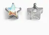 Liga de Titânio Estrela de Cinco Pontas Zircônia Super Brilhante Stud Labret Rosqueado Tragus Stud Joia Cabeça Venda Direta da Fábrica