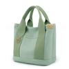 Bolsa de Lona Multicapa para Comercio Exterior Japonés y Coreano Rakuten, Bolso de Mano y Bolso Cruzado con Múltiples Compartimentos, Simple y Elegante, Gran Capacidad, Bolso de Mano Pequeño