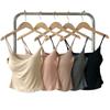 Colete quente de veludo escovado de rayon 1088# top revelador de peito estendido belo design nas costas nicho para usar por dentro e por fora base