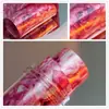 Novos adesivos de papel de vidro para nail art transfronteiriços, adesivos a laser aurora, papel de céu estrelado iridescente, adesivos de cubo de gelo, papel de transferência de vidro arco-íris