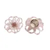 Lujo Ligero Color Doble Capa Hueco Pétalo Tazón Flor DIY Trenzado a Mano con Cuentas Pasador de Pelo Accesorios para el Cabello Pendientes Material Venta al por Mayor