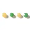 Cuentas de Calabaza de Jade Verde Imitación Cuentas Sueltas Nuevo Estilo Chino Pulsera DIY Colgante Accesorios Venta al por Mayor en Stock