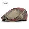 Boina Vintage para Mujer, Nueva Gorra de Boina Degradada para Primavera y Otoño, Sombrero de Artista de Moda Británica, Gorra de Visera para Hombres Jóvenes, Moderna