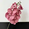 Pequena Flor Artificial de Orquídea Borboleta 3D com Textura de Alta Qualidade, Orquídea Falsa para Casamento e Decoração de Casa