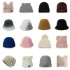 Ganga Especial Gorro de Punto de Celebridad de Internet Gorro de Invierno Cálido y a Prueba de Viento Gorro de Invierno para Mujer Lindo Gorro con Protección para las Orejas Gorro para Mujer