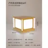 Luminária de Cabeça de Coluna, Lâmpada Impermeável para Pilar de Porta Externa, Lâmpada de Paisagem para Pátio de Villa, Lâmpada de Pilar de Cerca, Lâmpada de Paisagem para Portão Estilo Chinês