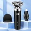 Afeitadora Eléctrica Multifuncional para Hombre 601 Transfronteriza, Recortador de Vello Nasal, Recortador de Patillas, Afeitadora Magnética Tres en Uno, Dropshipping