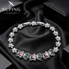 Serie de Joyería Estilo Francés Xuping Pulsera de Oso y Flor, Aleación de Cobre a la Moda, Lujo Ligero, Elegante, Joyería de Nicho para Mujer al por Mayor