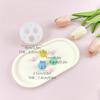 Pitada Adorável Pudim Geléia Molde de Silicone DIY Mousse Bolo Assar Sobremesa Decoração Fogo Pintura Cera Molde