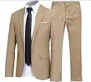 Novo terno masculino transfronteiriço de duas peças, blazer formal profissional de negócios para padrinhos e noivos, traje de casamento