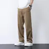 Pantalones Casuales de Pierna Recta Sueltos Delgados de Verano para Hombre 2026 Nuevo Cintura Elástica Pantalones Deportivos de Seda de Hielo para Hombre
