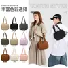 2026 Nova Bolsa de Mão Simples de Tecido para Comércio Exterior Transfronteiriço para Mulheres, Grande Capacidade, Leve, Moderna, Bolsa Tote Versátil de Ombro