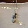 Código de Moda: Collar Colgante de Gota de Agua para Mujer, Diseño de Nicho, Accesorio de Cadena de Suéter de Gama Alta