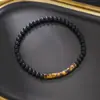 Pulsera elástica de estilo Punk Nuevo Transfronteriza con Calavera de Cáscara de Coco y Abalorios Irregulares con Cuentas de Madera y Empalme de Astillas de Madera