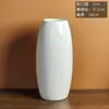 Vaso Cerâmico Grande da Moda para Arranjo de Flores, Decoração de Mesa de Sala de Estar e Jantar, Orquídea Dançante com Borda Dourada e Verde Esmeralda, Pode Conter Água