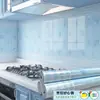 Pegatinas a Prueba de Aceite para Cocina, Resistentes al Fuego, Resistentes a Altas Temperaturas, Papel Especial de Papel de Aluminio Engrosado, Autoadhesivo para Gabinetes, Impermeable, Resistente a la Humedad, Papel Tapiz Anti-Manchas