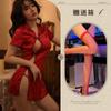 Noche Ting Xiang Nuevo Sexy Vintage Estilo República de China Sexy Ropa Interior Uniforme Apasionado Abertura Corto Caliente Cheongsam