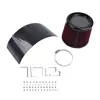 Kit Universal de Filtro de Ar de Admissão Cônico Redondo de Alto Fluxo de 3 Polegadas (76mm) para Carros, Caminhões e SUVs